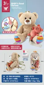 Cute Bear Plush Backpack