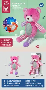 Soothing Sound and Light Plush Bear