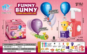 Fun Little Bunny Aerodynamic Balloon Car
