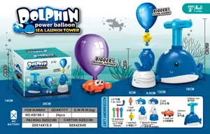 Little Dolphin Aerodynamic Balloon Car