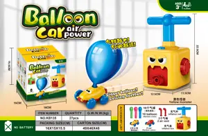 Yellow Monster Air-Powered Balloon Car