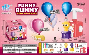 Fun Little Bunny Aerodynamic Balloon Car