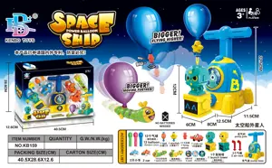 Spaceship (yellow and blue) aerodynamic launch tower