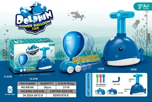 Little Dolphin Aerodynamic Balloon Car