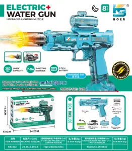 Ice Mouse Flashlight Cannon Electric Water Gun