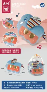 Patty Drum Plush Sound and Light Elephant Piano