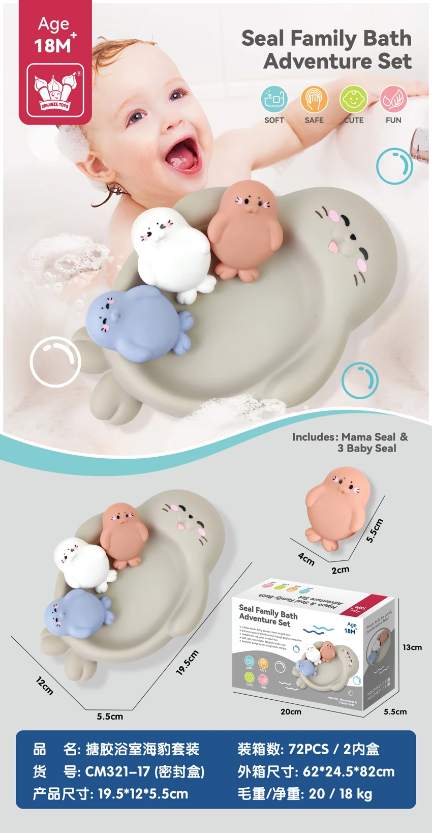 Rubber Bathroom Seal Kit