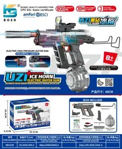 uzI three-function dual-mode light with silencer / four adaptive points / long rear stock automatic water absorption / hand-manual integrated electric water gun