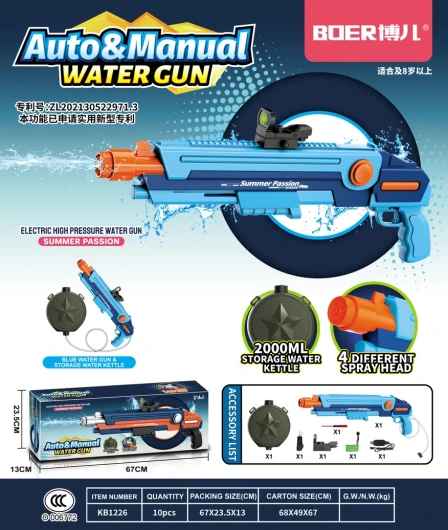 Handheld and Automatic High-Pressure Water Gun