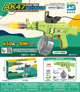 Mini AK47 Solid Color Electric Water Gun (High-End Version)
