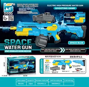 M416 Space Water Gun Upgraded Version Automatic Water-Absorbing Grenade Launcher with Dual Supply Modes, Semi-Automatic and Automatic, Water Capacity Over 1350ML