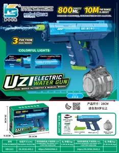 UZI Three-Function Dual-Mode Automatic Water Suction Electric Water Gun with Manual and Automatic Modes