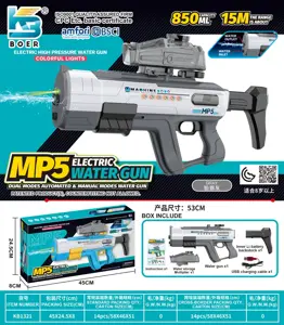 MP5 Automatic Water Suction Self-Priming Electric Water Gun with Dual Functions and Dual Modes