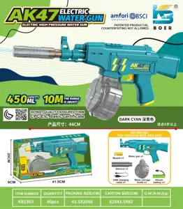 Mini AK47 Solid Color Electric Water Gun (High-End Version)