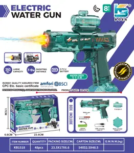 Ice Mouse Flashlight Cannon Electric Water Gun