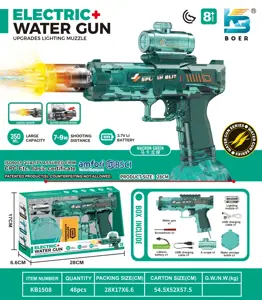 Ice Mouse Flashlight Cannon Electric Water Gun