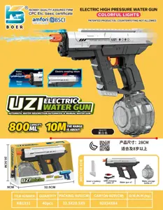 UZI Three-Function Dual-Mode Automatic Water Suction Electric Water Gun with Manual and Automatic Operation