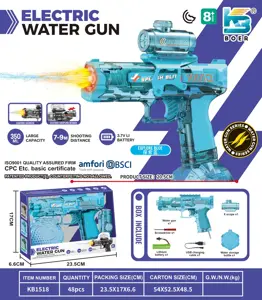 Ice Mouse Flashlight Cannon Electric Water Gun