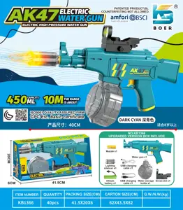 Mini AK47 Solid Color Electric Water Gun (High-End Version)