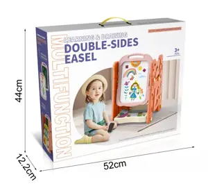 Double-Sided Learning Easel (with Book Shelf)