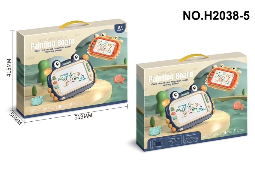 Magnetic Crab-Shaped Color Writing Board