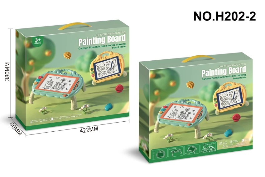 Three-in-One Black-and-White Writing Pad