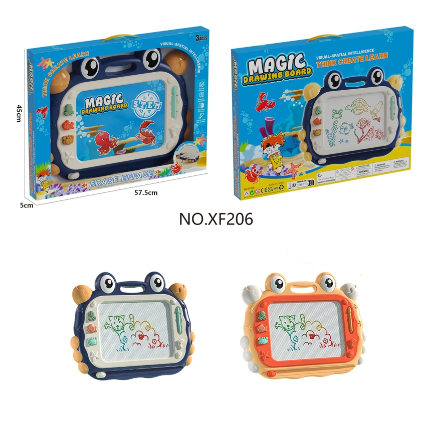 Magnetic Crab-Shaped Color Writing Board