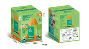 Rocket Piggy Bank - Green