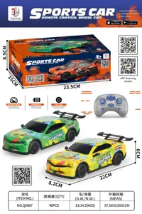 1:22 Scale Chevrolet Camaro LED-Lit 4WD Remote Control Car 2.4G