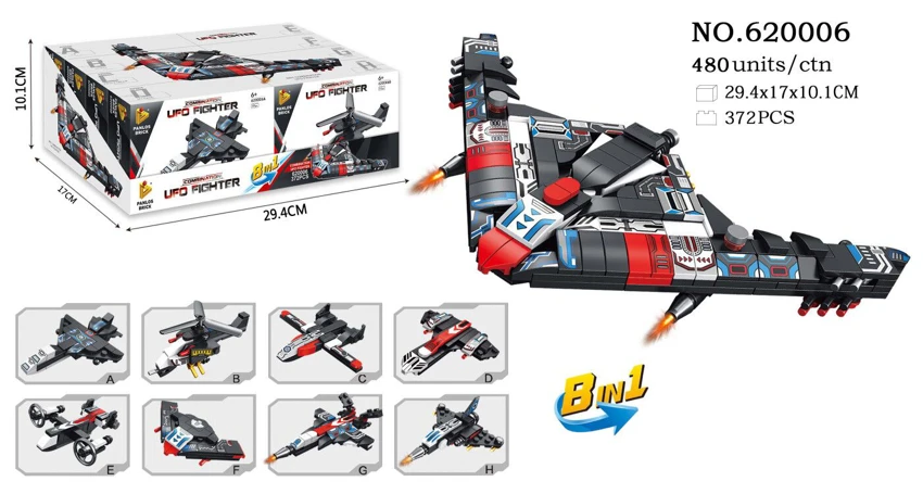 8-in-1 Stealth Fighter Mecha