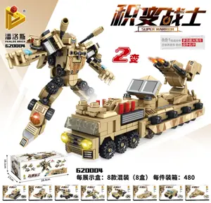 8-in-1 Multi-Functional Military Vehicle and Mecha