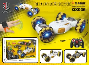 Remote-controlled stunt car