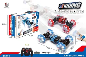 Remote-controlled stunt car