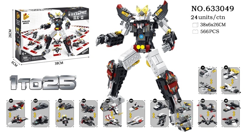 2 into 12 Combine 1 RX Mecha