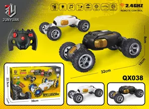 Remote-controlled stunt car