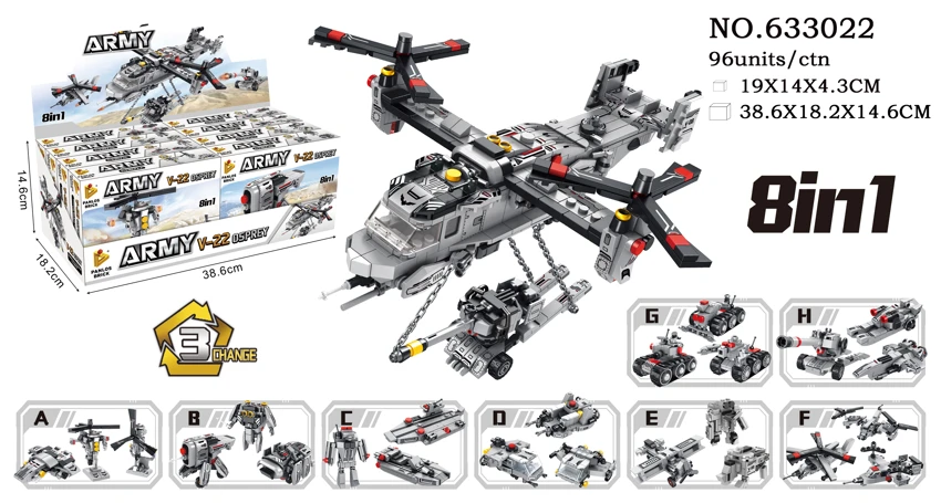 Osprey Transport Aircraft 3-in-1, 8-in-1