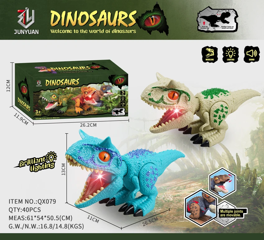 Chibi-style Cartoon Telescopic Ox Dragon