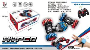 Remote-controlled stunt car(Red, Blue)