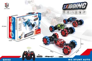 Remote-controlled stunt car