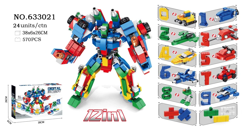 2 into 12 Combined Robot