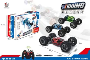 Remote-controlled stunt car