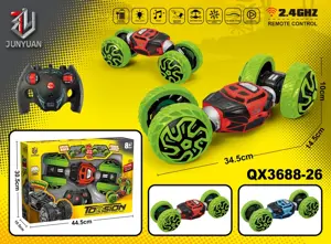 Remote-controlled stunt car