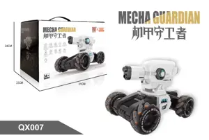 Mech Guardian Wearable Handle Dual-Control Programmable Water Blaster Music Stunt Remote-Controlled Tank