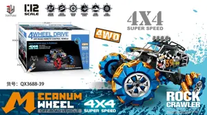 1:12 Scale All-Terrain Climbing Off-Road Vehicle with Four-Wheel Aluminum Alloy Suspension