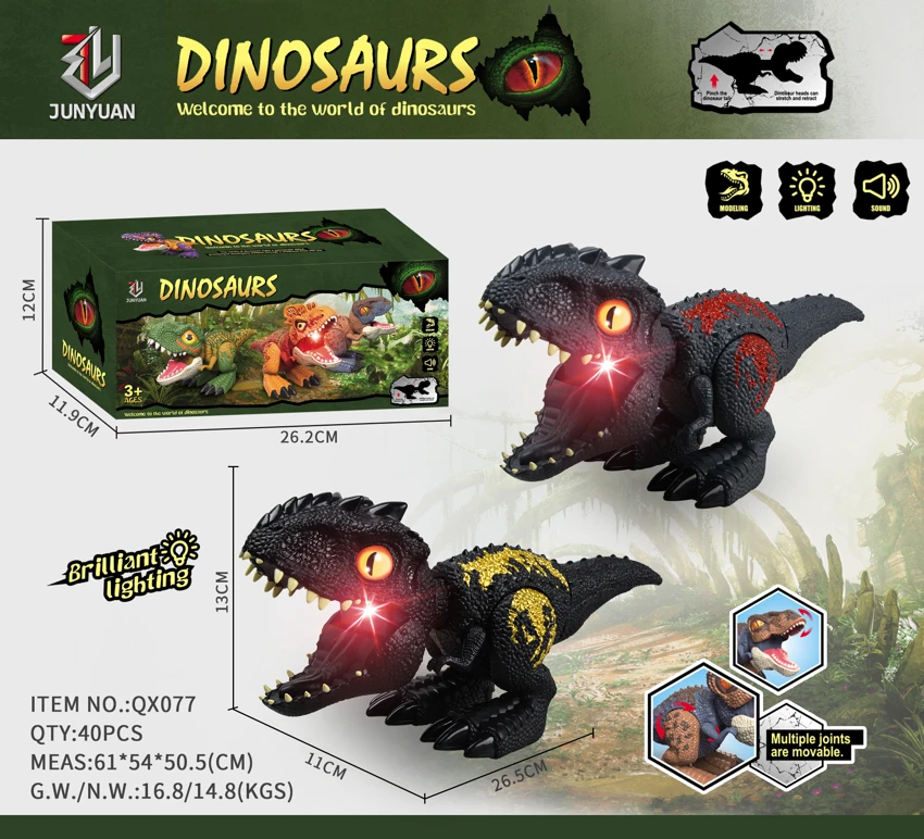 Chibi Cartoon Retractable Tyrannosaurus Rex