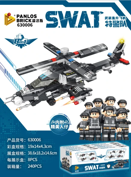 SWAT Team 8-in-1 Armed Helicopter