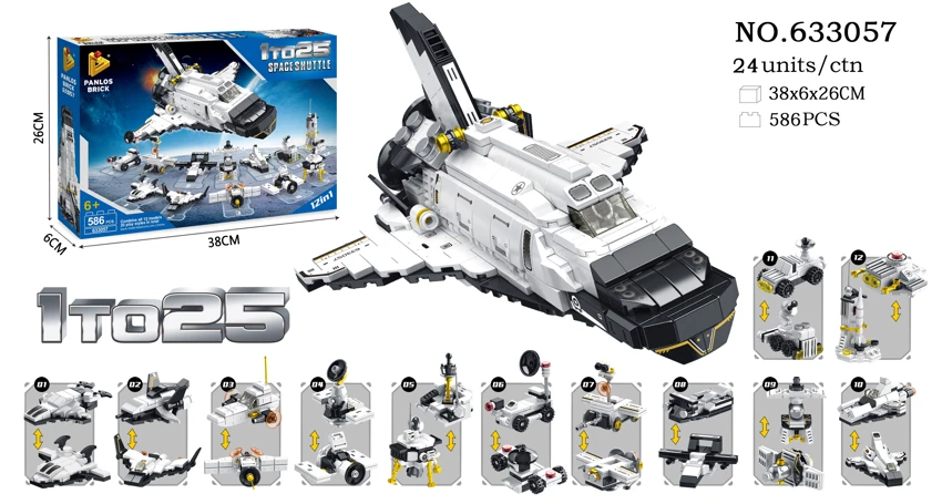 2 into 12 equals 1 Space Shuttle