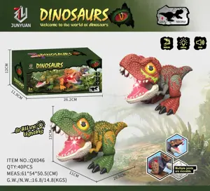 Chibi-style Cartoon Telescopic Tyrannosaurus Rex