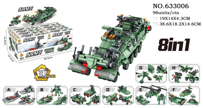 3-in-1 Eight-Variant Striker Armored Vehicle