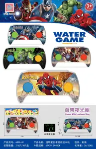 Glow-in-the-Dark Transparent Avenger Gaming Console Water Machine（Colorful Bag）